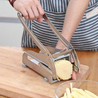Stainless Manual Potato Cutter French Fries Slicer-Kitchen Slicers-Golonzo