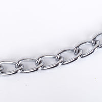 Stainless Steel Pet Dog Chain Leash Handle Anti-Bite Metal for Small Medium Dog-Pet Leashes-Golonzo