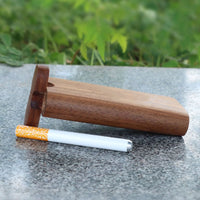 Swivel Wood Dugout Storage Box Wooden Cigarette Case-Cigarette Cases-Golonzo