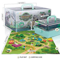 Minifigure Dinosaur Toy Jurassic Park Jungle Set-Toy Playsets-Golonzo