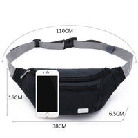 Waist Bag Pack Scratchproof/Waterproof Anti-tearing for Travel-Waist Packs-Golonzo