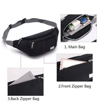Waist Bag Pack Scratchproof/Waterproof Anti-tearing for Travel-Waist Packs-Golonzo