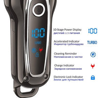 TURBO Barber Hair Clipper - Professional Men Hair Trimmer-Hair Clipper & Trimmer-Golonzo