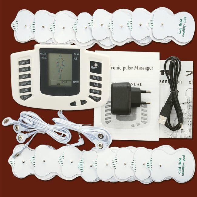 Tens Unit 25 Modes 50 Intensity Electric Stimulation Massager Muscle EMS  Therapy Body Pain Relief Tool Health Care Machine