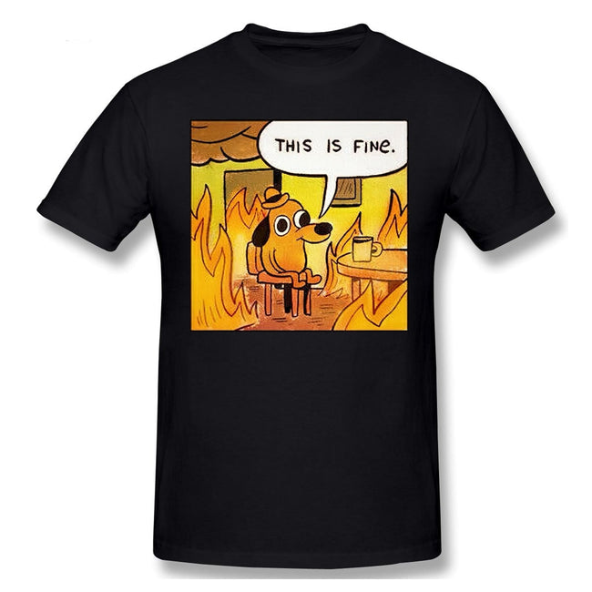 This is Fine Shirt But We Are On Fire - Unisex-Shirts and Tops-Golonzo