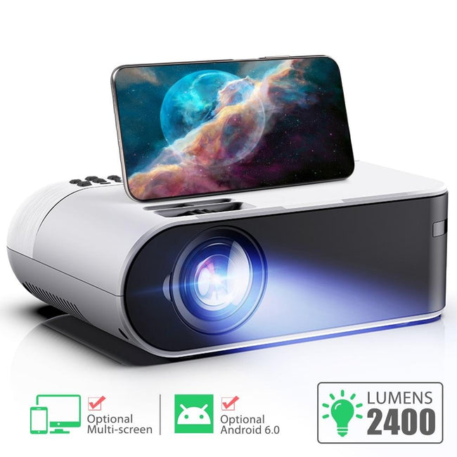 Mini Projector Portable WiFi Android 6.0 Home Cinema for 1080P Video-Projectors-Golonzo
