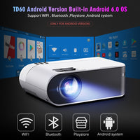 Mini Projector Portable WiFi Android 6.0 Home Cinema for 1080P Video-Projectors-Golonzo