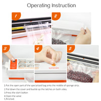 Food Vacuum Sealer Packaging Machine With 15Pcs Bags-Vacuum Sealer-Golonzo