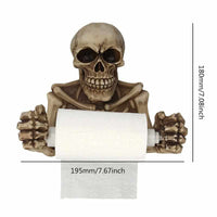 Skull Toilet Paper Holder-Toilet Paper Holders-Golonzo