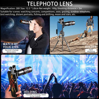 Zoom Telescope Macro Lens For Iphone Samsung Smartphone-Camera Lens Zoom Units-Golonzo