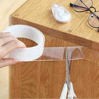 Transparent velcro nano tape can be washed and reused double sided-Hardware Tape-Golonzo