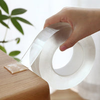 Transparent velcro nano tape can be washed and reused double sided-Hardware Tape-Golonzo
