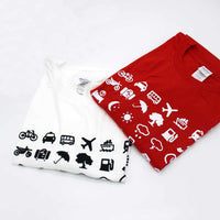 Travel Icon T-Shirt for Traveler / Backpacking-Shirts and Tops-Golonzo