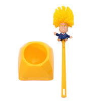 Trump Shaped Toilet Brush New Durable Plastic Household Bathroom-Toothbrush-Golonzo