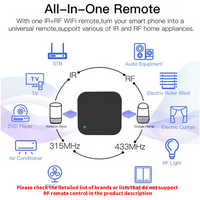 RF IR Remote Control WiFi Smart Home-Remote Controls-Golonzo