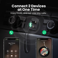 Wireless Car Bluetooth Aux Adapter Receiver - USB to 3.5mm Jack-Bluetooth Transmitters-Golonzo