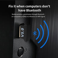 Usb Bluetooth 5.0 Adapter Bluetooth Receiver-USB Adapters-Golonzo