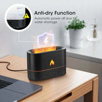 USB Simulation Flame Mist Humidifier Night Light-Humidifiers-Golonzo