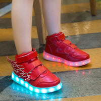 Kids LED Light up Shoes with wing-Shoes-Golonzo