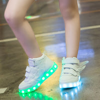 Kids LED Light up Shoes with wing-Shoes-Golonzo