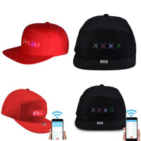 Glow Cap - LED Mobile Phone APP Controlled Baseball Hat-Hats-Golonzo