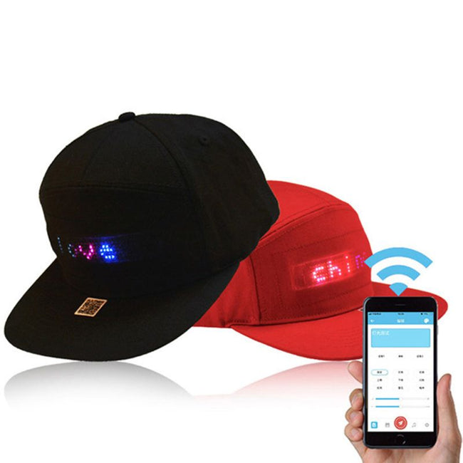 Glow Cap - LED Mobile Phone APP Controlled Baseball Hat-Hats-Golonzo