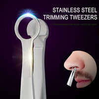 Universal Nose Hair Trimming Tweezers Stainless Steel-Hair Clipper & Trimmer-Golonzo