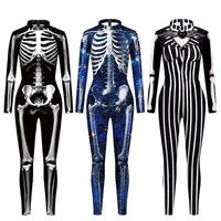 Sexy Skeleton Bodysuit-Costumes-Golonzo