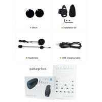 Intercom Waterproof 5-Way Group Talk for Motorcycle Helmet-Intercoms-Golonzo