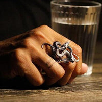 Vintage Men Women Girls Snake Ring-ring-Golonzo