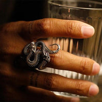 Vintage Men Women Girls Snake Ring-ring-Golonzo