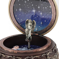 Vintage Music Box with 12 Constellations Rotating Goddess-Music Boxes-Golonzo