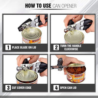 Stainless Steel Manual Can Opener-Can Openers-Golonzo