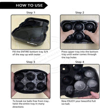 Large Size 6 Cell Silicone Ice Cube/Ball Maker-Golonzo