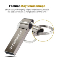 USB Flash Drive - Metal Pen Drive with Keychain-Home-Golonzo