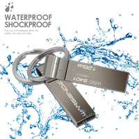 USB Flash Drive - Metal Pen Drive with Keychain-Home-Golonzo