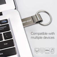 USB Flash Drive - Metal Pen Drive with Keychain-Home-Golonzo