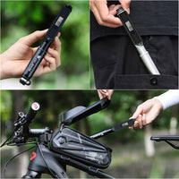 Portable Frame Bicycle Pump with Gauge-Bicycle Pumps-Golonzo