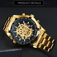 WINNER New Fashion Mechanical Watch Men Skull Design-Watch-Golonzo