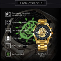 WINNER New Fashion Mechanical Watch Men Skull Design-Watch-Golonzo