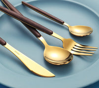Western Cutlery Set - Portable Travel Tableware Set-Dinnerware Sets-Golonzo
