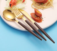 Western Cutlery Set - Portable Travel Tableware Set-Dinnerware Sets-Golonzo