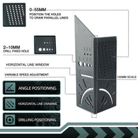 Multifunctional Angle Ruler Wood Working 3D Mitre Angle Measuring-Rulers-Golonzo