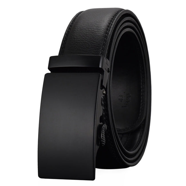 Luxury Automatic Alloy Buckle Leather Belt Business Male-Belts-Golonzo