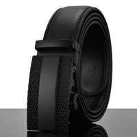 Luxury Automatic Alloy Buckle Leather Belt Business Male-Belts-Golonzo