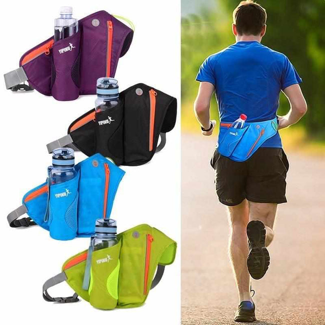 Running Belt with Bottles - Water Belts for Woman and Men - Phone