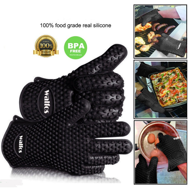 Silicone Oven Kitchen Glove-Oven Mitts & Pot Holders-Golonzo