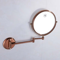 Wall Mounted Brass Bathroom Accessories Mirror-Face Mirrors-Golonzo