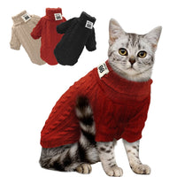 Winter Warm Sweater Turtleneck Pet Clothes-Pet Supplies-Golonzo