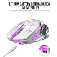 Wireless Gaming Mouse 2400 DPI Rechargeable-Mice & Trackballs-Golonzo